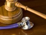 Stethoscope and gavel